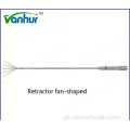 Retrator em forma de leque laparoscópico para instrumentos cirúrgicos